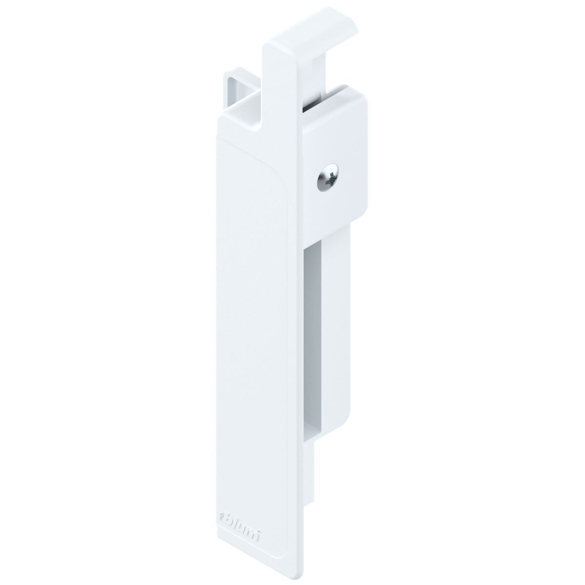 Pieza de bracket frontal derecho METABOX, altura H, para cajón interno, blanco nieve