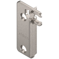 Pieza de bracket posterior simétrico para galería METABOX, para atornillar, niquelado