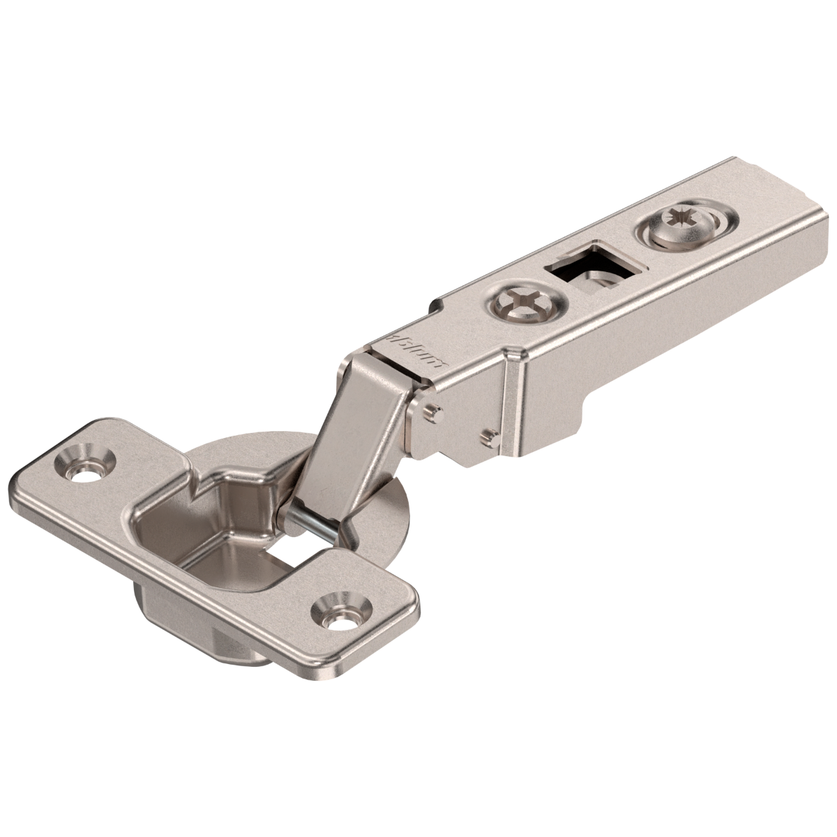 Bisagra CLIP 100°, sin muelle (cubrimiento total)