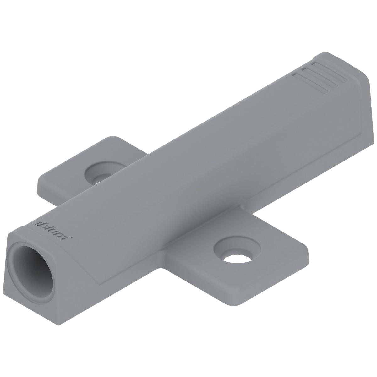 Base en CRUZ para TIP ON, para puertas, color gris