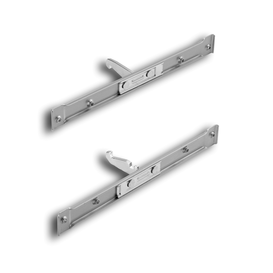 Soporte frontal para extraíble DISPENSA, color gris