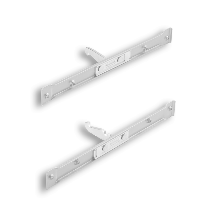 Soporte frontal para extraíble DISPENSA, color blanco 