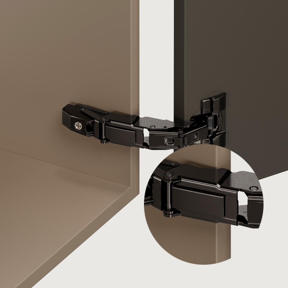 Tapa metálica p/brazo p/CLIP top/ CLIP top BLUMOTION 155° CLIP top/ CLIP top BLUMOTION 110° EXPANDO, negro ónix