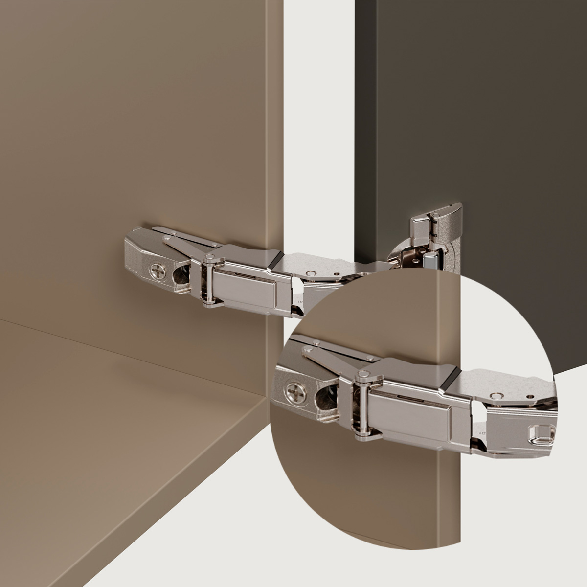 Tapa metálica para brazo para CLIP top / CLIP top BLUMOTION 155°, CLIP top/ CLIP top BLUMOTION 110° y EXPANDO