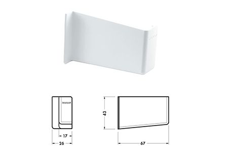 Colgador oculto 806 para gabinetes
