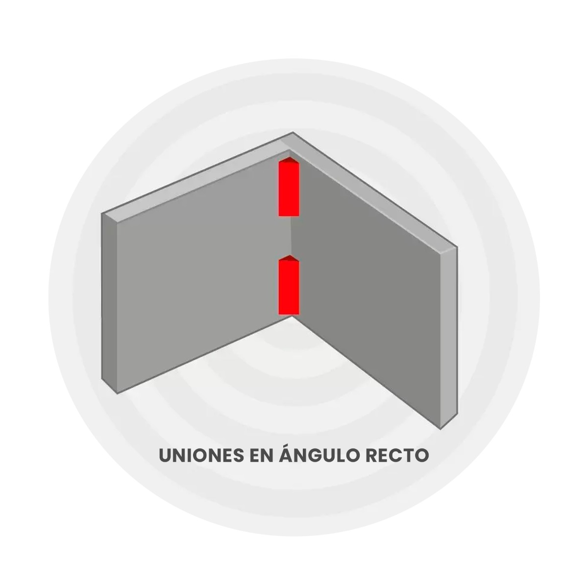 Sistema de unión STRIPLOX 90D Mini , largo 51 mm, color negro