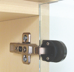 Bisagra CLIP top 94° para puerta de cristal, cubrimiento total, con muelle, para atornillar