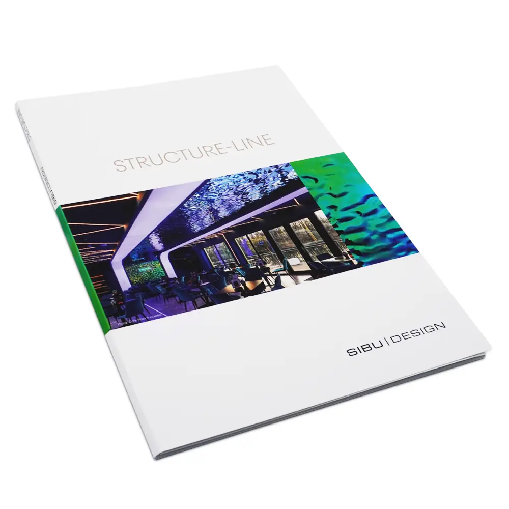 Folder de muestras de laminados decorativos STRUCTURE LINE SIBU