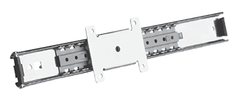 Correderas C113-14P de 350mm para puerta horizontal insertable, capacidad 14kg.