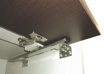 Correderas C113-14P de 350mm para puerta horizontal insertable, capacidad 14kg.