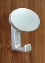 Gancho para colgar plateado