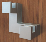 Gancho para colgar FACADE, acabado plata