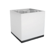 Pata CUBE, altura 50 mm, acabado anodizado