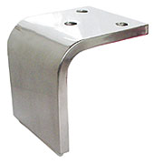 Pata SPIGOLO, altura 100 mm, acabado cromo