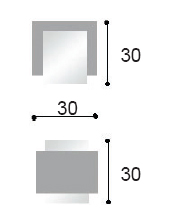 Tope de piso RETTAN para puerta, acabado plata, goma en negro