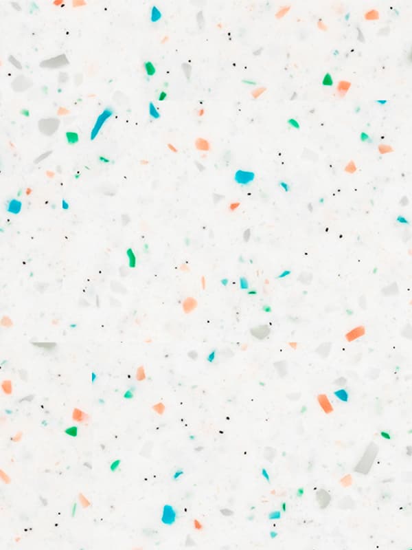 Cubierta de Superficie Sólida EVERFORM™, color 505 Sea Glass, 0.76 X 3.80 m