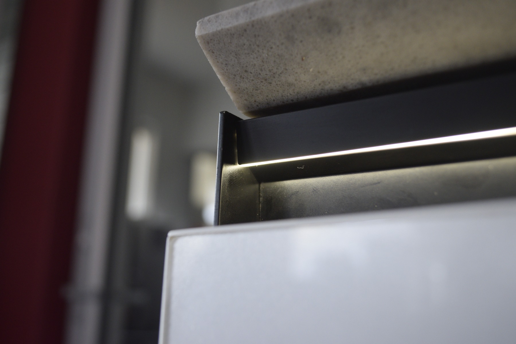 Perfil VANGUARD de iluminación indirecta, longitud 2050 mm