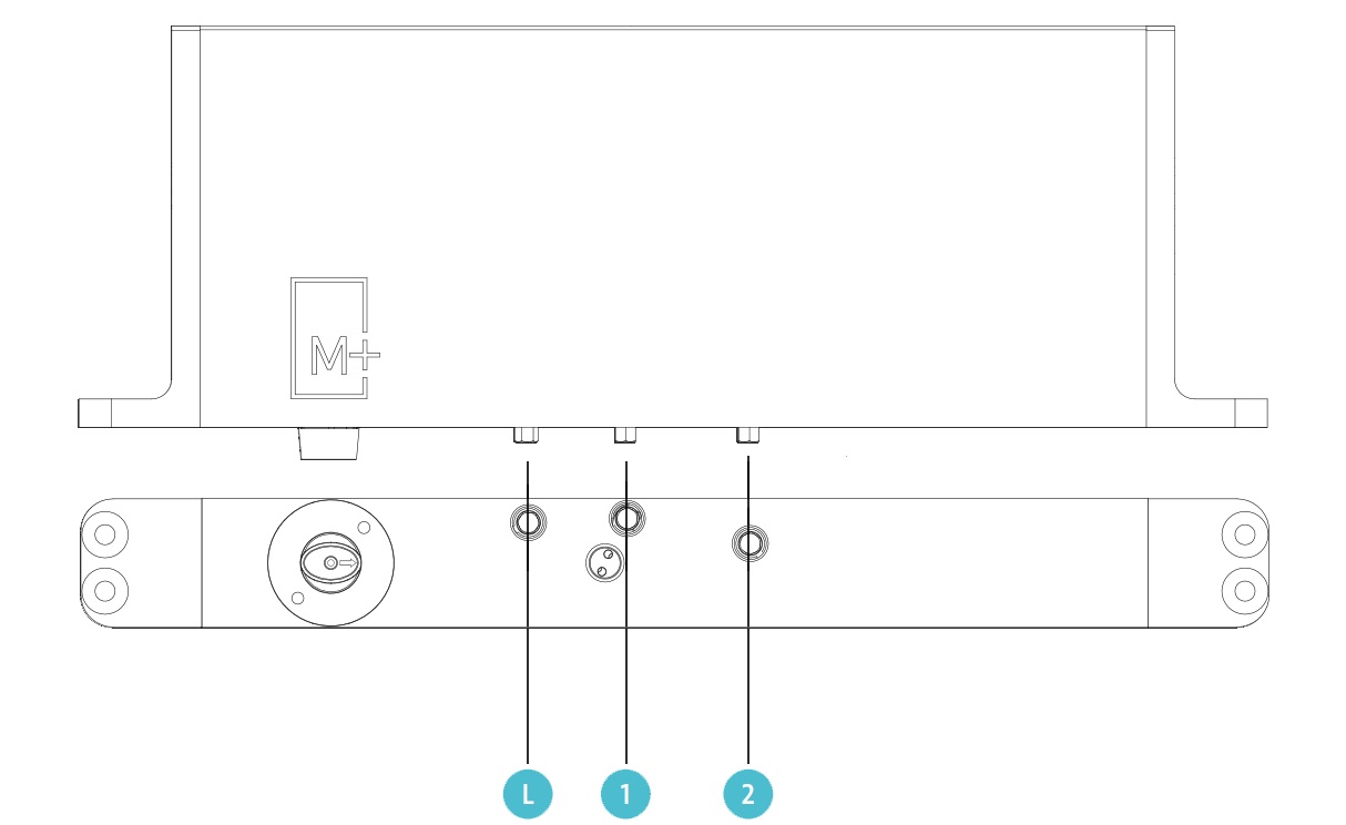 Bisagra pivotante FritsJurgens, modelo SYSTEM M+ para puerta, capacidad de carga hasta 500 kg