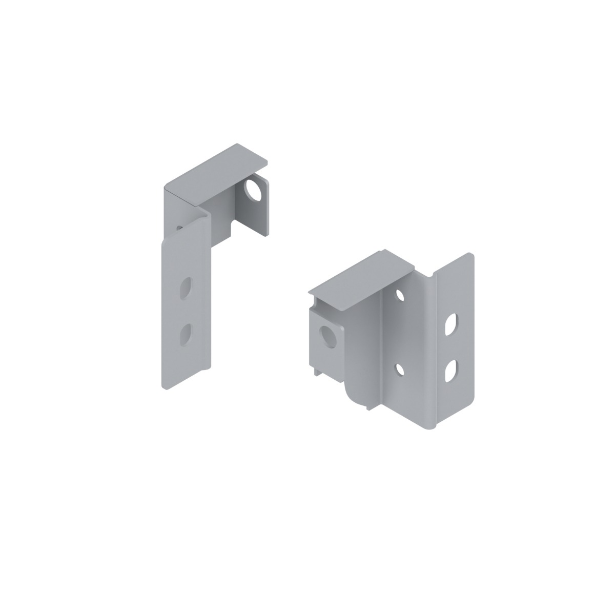 Juego de adaptadores para sujetar brackets para bajo fregadero TANDEMBOX antaro, gris claro