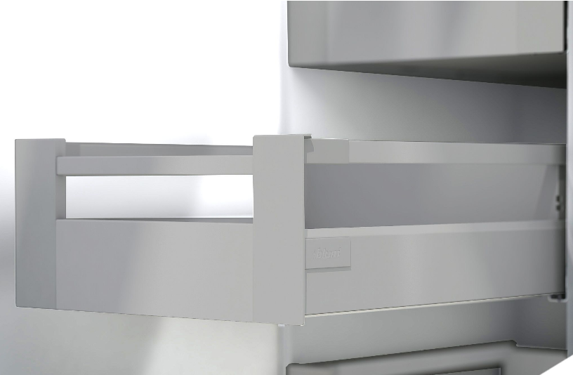 Cajón interno TANDEMBOX antaro con galería, altura C, color gris