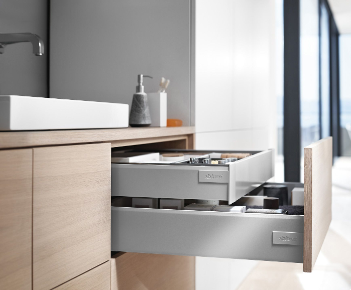 Cajón interno TANDEMBOX antaro, altura M, color gris