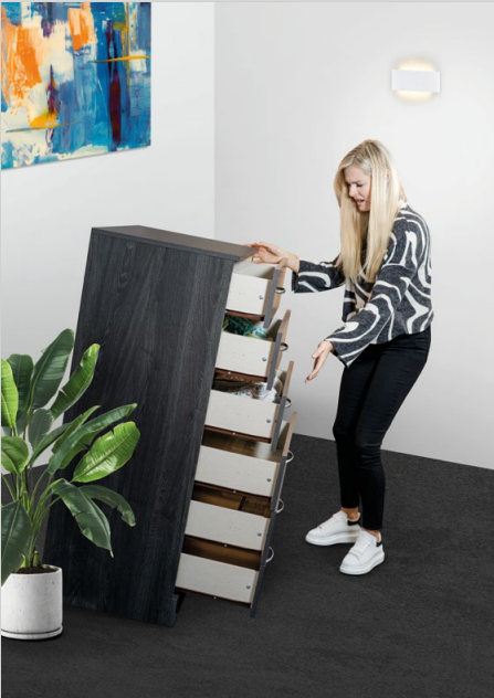 Sistema Anti-volteo SVS para mueble