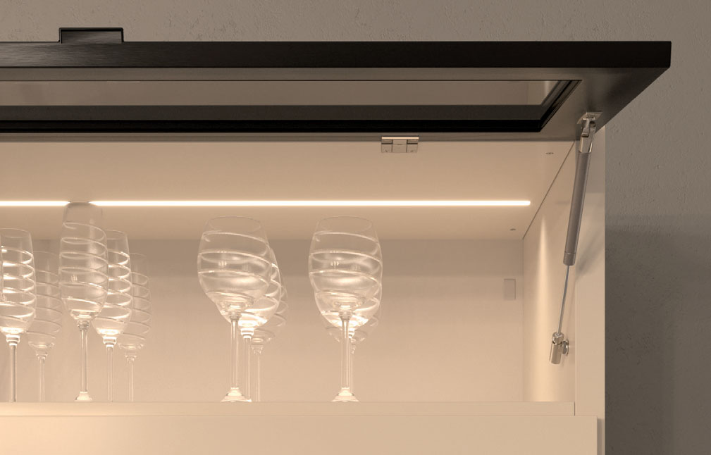 Colgador oculto APC3 para gabientes altos