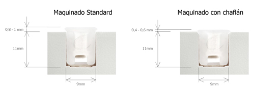 Perfil plástico APEX DARK | M24