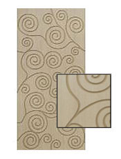 Panel tallado ARABESQUES, medida 19 x 1250 x 2500 mm, acabado natural
