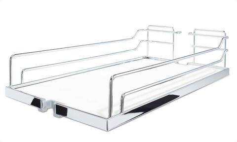 Kit 06 - Extraíble para cocina DISPENSA con 4 entrepaños CLASSIC, botes contenedores para mueble de 300 mm de ancho