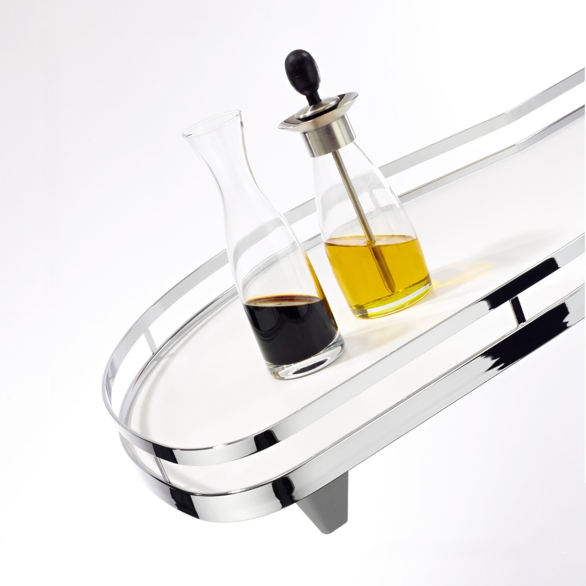 Extraíble de cocina para mueble en esquina LEMANS II STYLE, acabado cromo