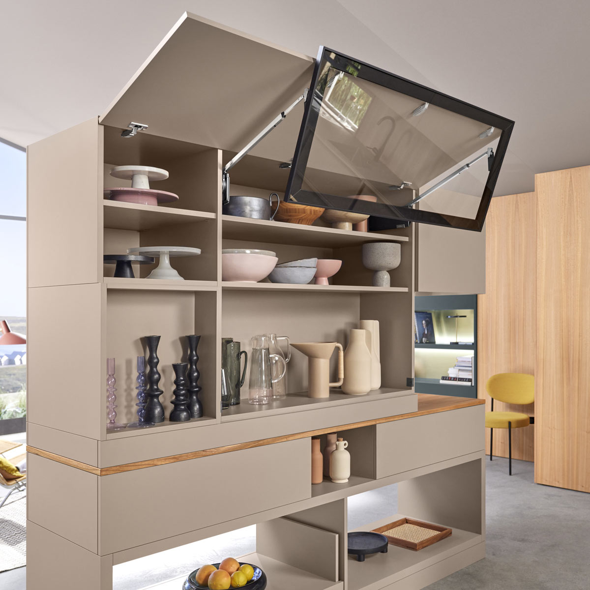 AVENTOS HF top | Sistema abatible para apertura de puerta con cierre suave