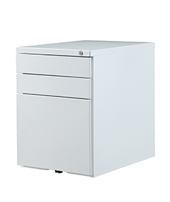 Cajonera metálica DADDY para oficina, color Blanco 