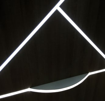 Perfil difusor FLEX WARHOL para tira LED B-304 de 13.6 x 7 mm, rollo de 50 m