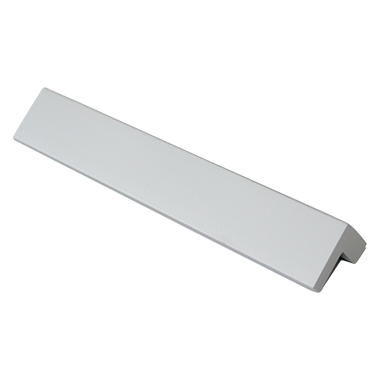 Jaladera BARBANY de aluminio, diseño cuadrado, 148 mm de longitud, distancia entre centros 128 mm