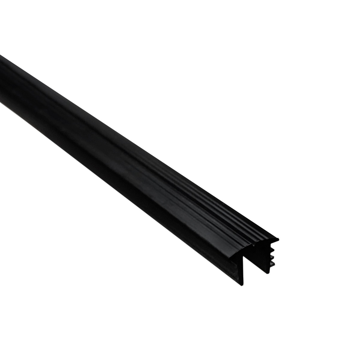 Barra estabilizadora anti pandeo TENSOR para paneles de madera con tapas color negro