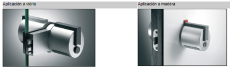 Cerradura Meroni para puerta de recámara o baño, modelo FORMA, acabado níquel satinado