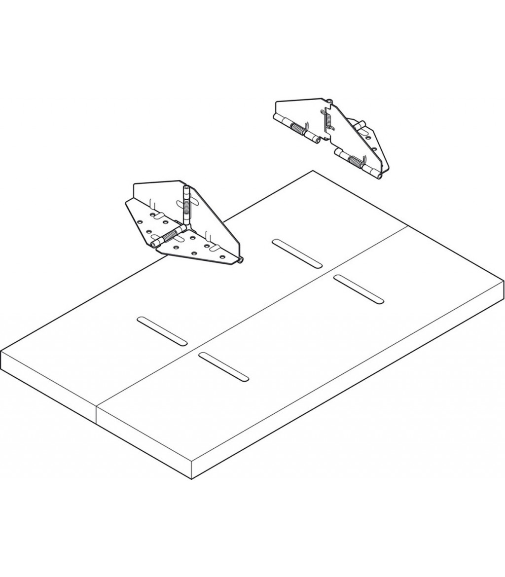 Bisagra para mesa plegable