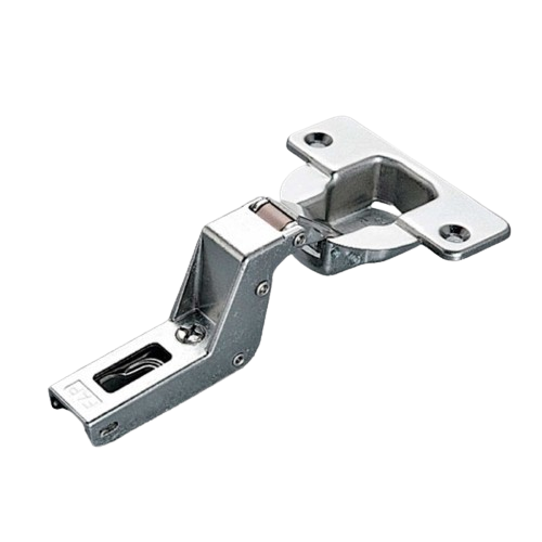 Bisagra SALICE de 94° con muelle para puertas gruesas c/cazoleta de 40 mm, acabado níquel