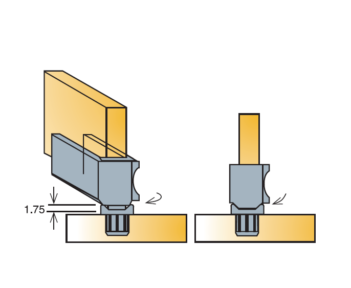 Bisagra plástica para vidrio 3-4mm., negro