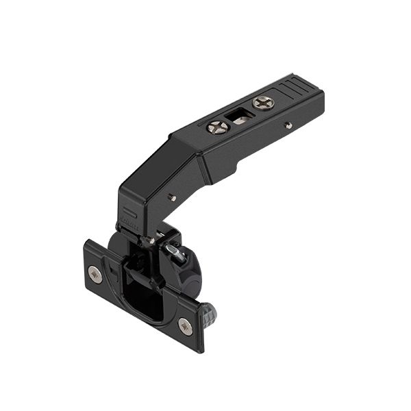 Bisagra CLIP top BLUMOTION 95° para rincón falso, con cierre suave, negro ónix 