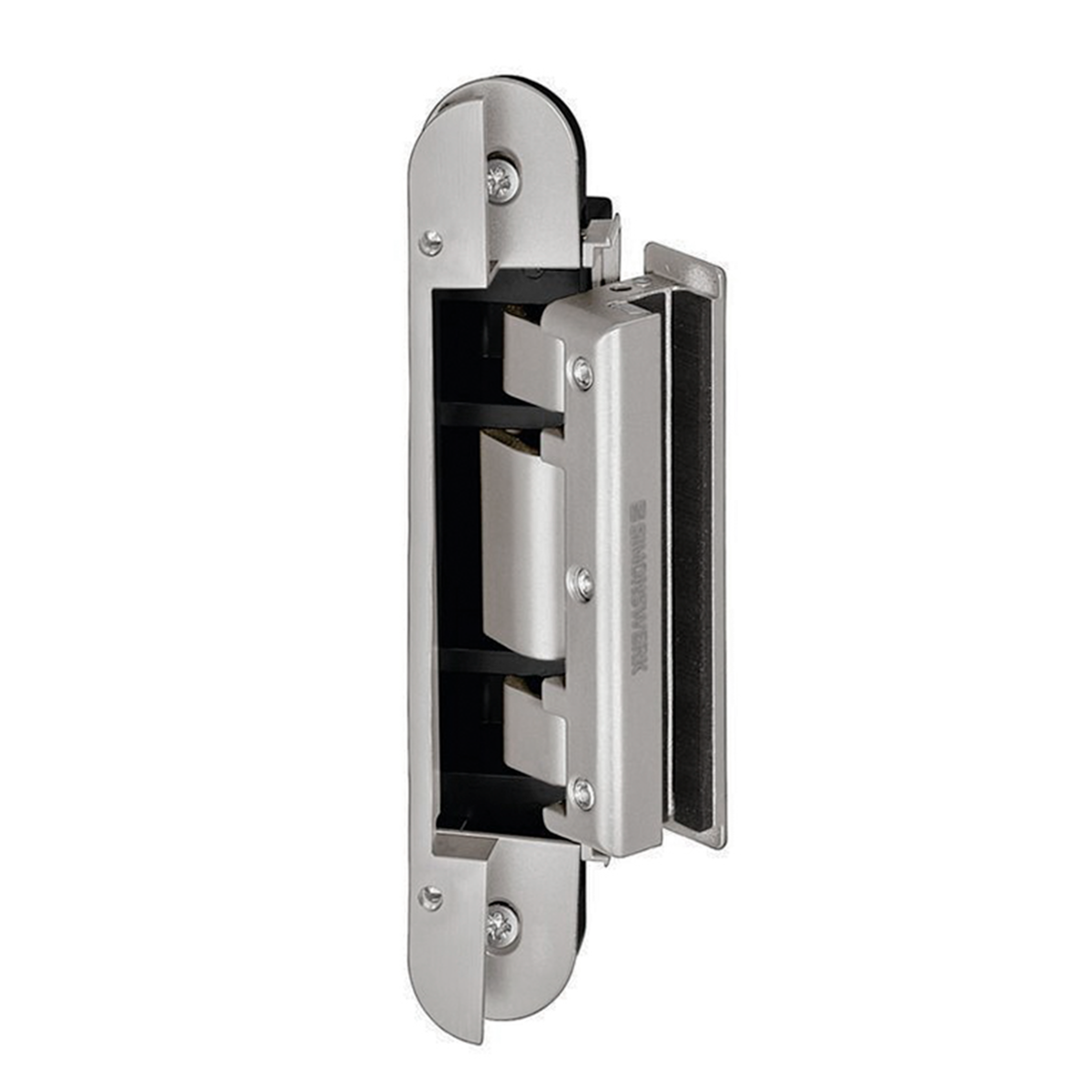 KIT TECTUS Glass: Bisagra para puerta de cristal, capacidad de carga 80 kg por par