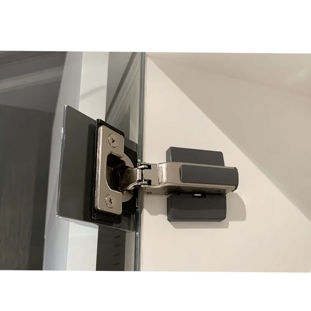 Bisagra J95 de alto rendimiento para puertas de vidrio, cubrimiento total