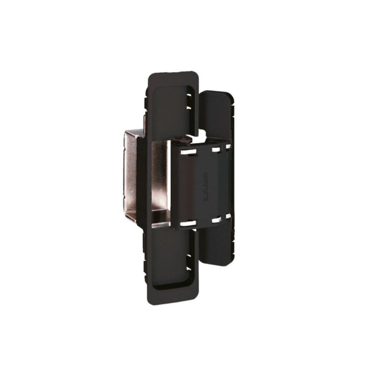 Bisagra oculta BEYOND de 125° para puerta de comunicación, color negro