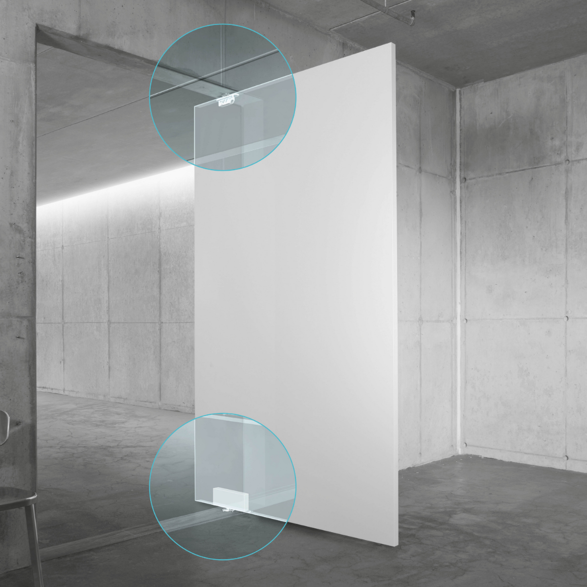 Bisagra pivotante FritsJurgens, modelo SYSTEM M+ para puerta, capacidad de carga hasta 500 kg