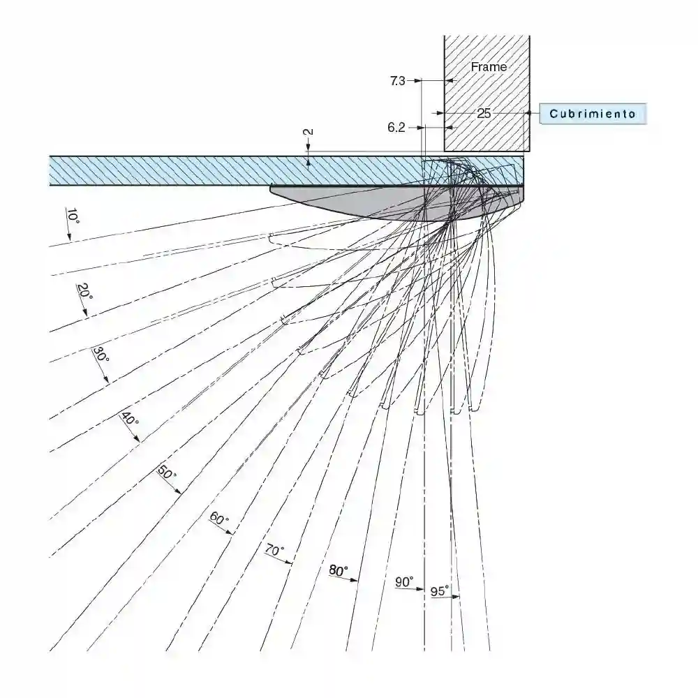 Bisagra J95 de alto rendimiento para puertas de vidrio, cubrimiento total