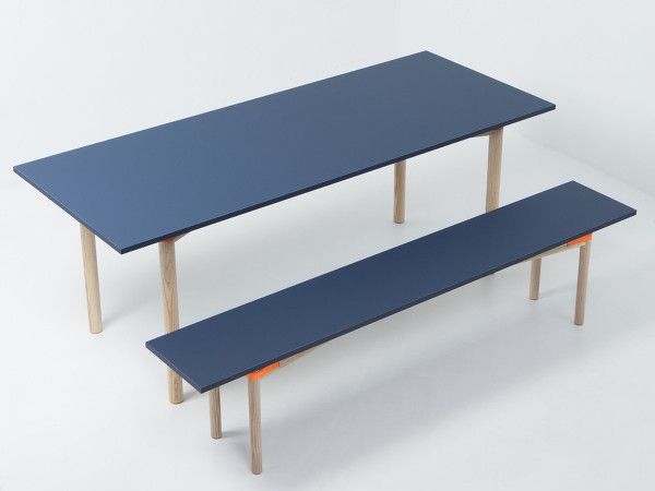 Tablero de MDF con laminado FENIX, Blu Fes y trascara HPL Nocturne, formato 1.22 x 2.44 m