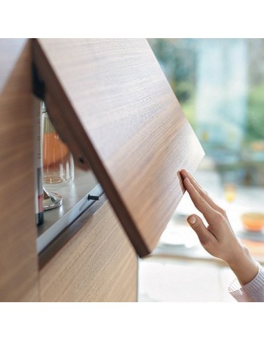 AVENTOS HK-XS TIP-ON | Sistema abatible para apertura de puerta sin jaladera