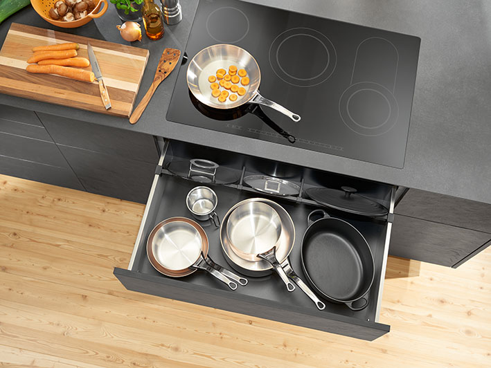 Soporte para galería transversal de organizador cacerolero AMBIA-LINE para cajón LEGRABOX