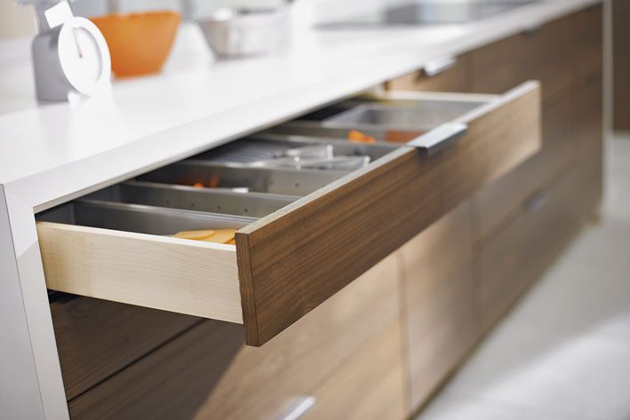 Correderas ocultas TANDEM BLUMOTION de extensión 3/4